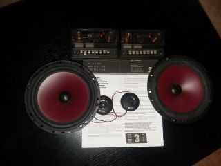Rare Mb Quart Dsf - 216 6.  5 " Discus Series Component Speakers System 6 1/2 "