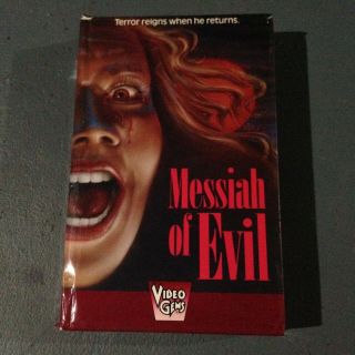 Messiah Of Evil Big Box Rare Horror Vhs