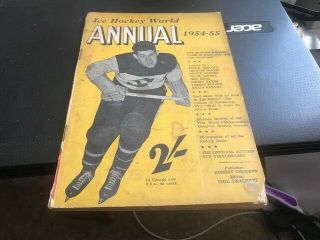 Ice Hockey World - - Annual 1954 - 55 - - - Rare