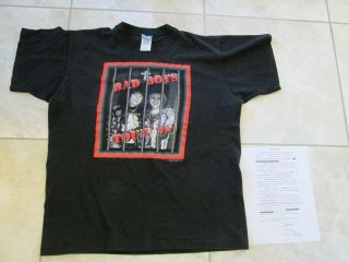 Kiss - T Shirt - Tour Agreement - Peter Criss - Ace Frehley Paul - Gene - Rare