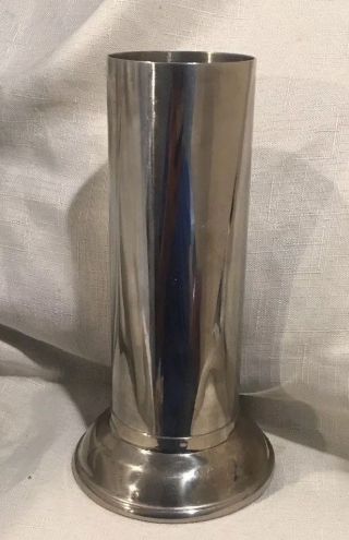 Vintage Vollrath Stainless Steel Vase 7 - 1/2” Rare