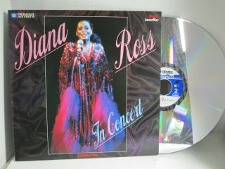 Diana Ross In Concert Live Stereo 1979 Hbo Laserdisc Extended Play Rare