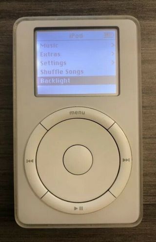 Apple Ipod Classic 5gb - Rare 2001 1st Gen -