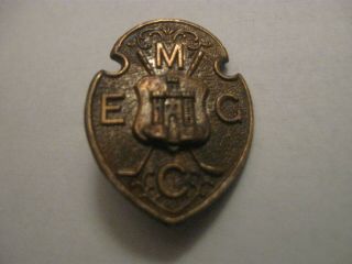 Rare Old Emgc East Midlothian Golf Club Metal Brooch Pin Badge
