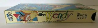 Wee Wendy Rare & OOP Cartoon Movie Just For Kids Home Video Release VHS 2