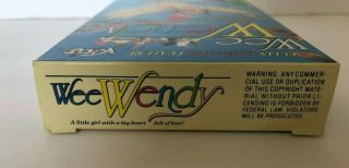 Wee Wendy Rare & OOP Cartoon Movie Just For Kids Home Video Release VHS 4