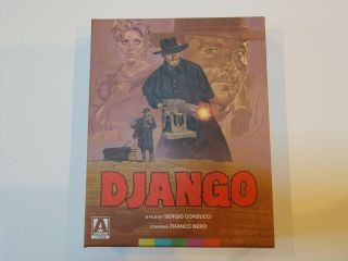 Django / Texas Adios – Rare O.  O.  P.  Arrow Films Blu - Ray Set
