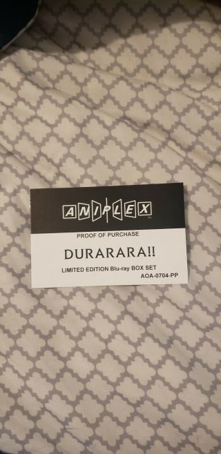 Durarara Blu - ray Complete Set Lunch Box Limited Edition - Rare Out of Print 6