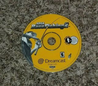 Sega Bass Fishing 2 Disc Only (sega Dreamcast) Rare