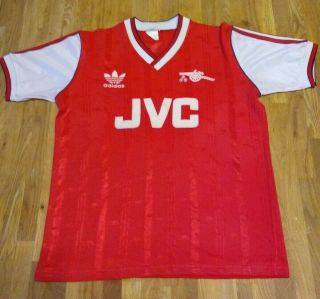 Very Rare Arsenal Home Shirt Child M 1986 - 88 97 - 102cm (adidas / Jvc) Ideal Frame