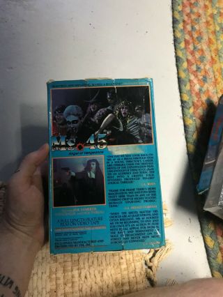 MS 45 RARE OOP VHS BIG BOX SLIP 3