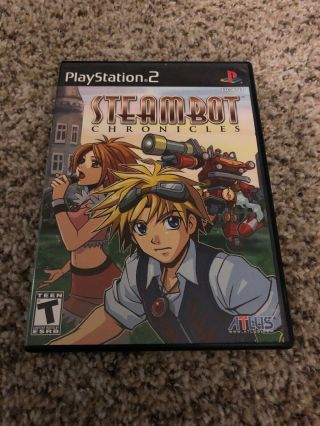 Steambot Chronicles ☆☆ Complete,  Rare Title ☆☆ - Ps2 Playstation 2 [s]