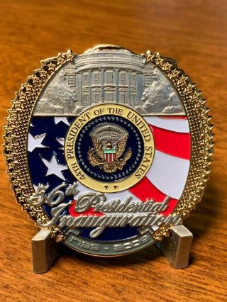 Rare Htf 56th Presidential Inauguration Barack Obama Color Guard Challenge Coin