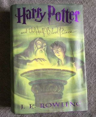 Rare True 1st Edition 1st Print Hcdj Harry Potter And The Half Blood Prince