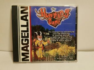 The Hunting Game By Magellan For Windows 95 & Dos 1997 - Rare -
