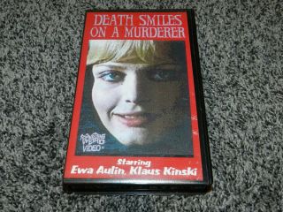 Rare Horror Vhs Movie Death Smiles On A Murderer Something Weird Video Eva Aulin