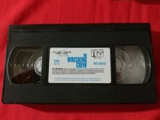 Dean Martin RARE Matt Helm THE WRECKING CREW VHS Sharon Tate Elke Sommer EXC 3