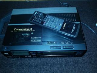 Canovision 8mm Video Cassette Recorder Es 100 Very Rare And In Great Shape