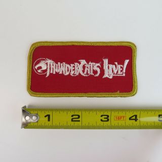 Thundercats Live Souvenir Patch From 1980 ' s Live Stage Show - Rare 4 