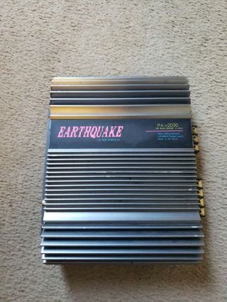 Earthquake Of San Francisco Amplifier Pa - 2030 Vintage Rare Amp As