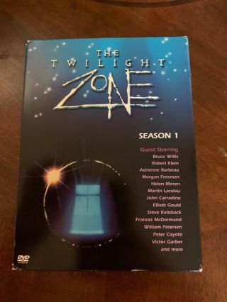 The Twilight Zone - Season 1 (1985) (dvd,  2004,  6 - Disc Set) Rare 80s Oop