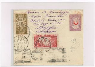 Turkey 1933 Cover To Greece,  Franking 759,  760 (2),  Rarely On Cover,  3 - Day Use Only