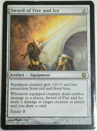 Sword Of Fire And Ice 148/165 Magic The Gathering - Light Play