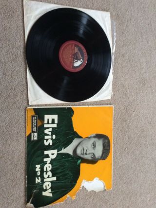 Very Rare Elvis Presley Vinyl Lp No 2 First Pressing 1957