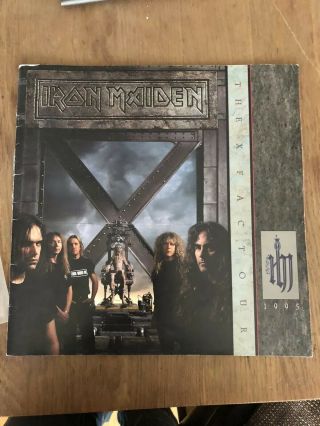 Iron Maiden - The X Factour Tour Programme And Ticket 1995 Rare