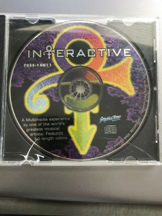 Prince Interactive Cd - Rom 1994 Windows Rare