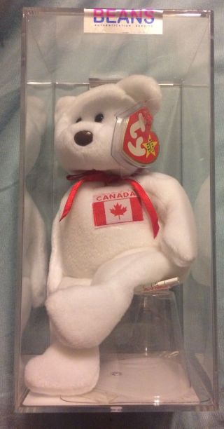 Authenticated Mwmt Mq Maple With Pride Tush Rare Ty Beanie Baby