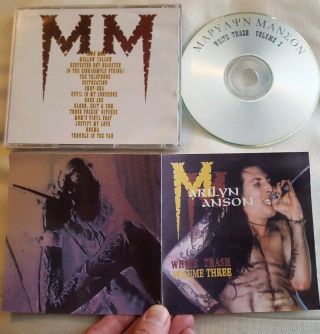 MARILYN MANSON White Trash Volume Three 3 import CD Mr Manson ' s Home Demos Rare 2