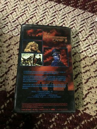 SS EXPERIMENT 2 MOGUL RARE OOP VHS BIG BOX SLIP 3
