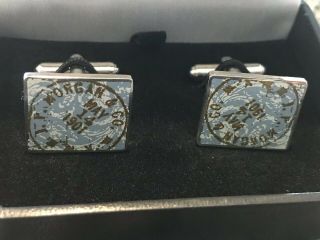 J.  P.  Morgan Cuff Links Extremely Rare Commemorative Banking