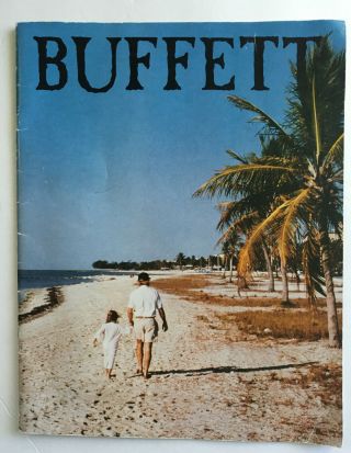 Jimmy Buffett 1987 Summer Tour Souvenir Book Rare
