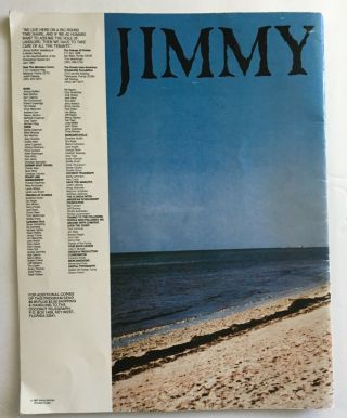 JIMMY BUFFETT 1987 Summer Tour Souvenir Book Rare 2