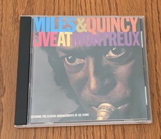 Miles Davis & Qunicy Jones " Live At Montreux " Rare 1993 Usa Cd Album