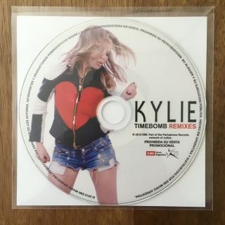 Kylie Minogue Rare " Timebomb " Argentina Promo Cd Remixes Picture Cd