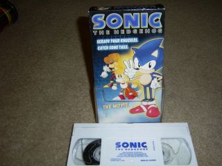 Sonic The Hedgehog: The Movie (vhs,  1999) Rare Promo