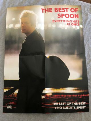 Spoon The Best Of Spoon Everything Hits At Once 18x24 Poster,  2019 Matador Rare