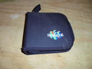 Nintendo 64 N64 Sports Travel Carrying Case Black Nylon Rare Vintage