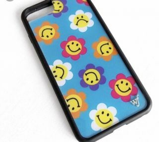 Wildflower Iphone 7 Case Happy Flowers Smiley Face Retro Ln Rare Discontinued