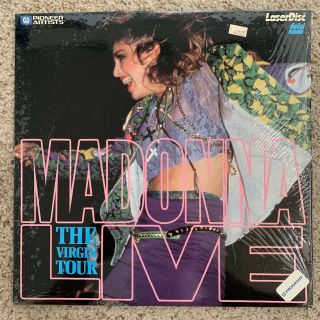Madonna Live - The Virgin Tour Laserdisc - Very Rare Music