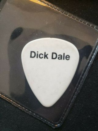 Dick Dale Signature White Guitar Pick Rare