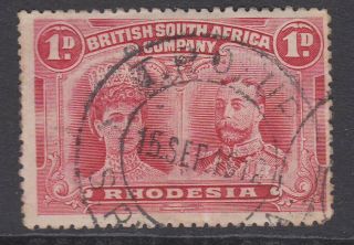 B180630 Rare Tpo = Up Southern Rhodesia 12 Sep 1912 Recorded 2 ½ Years