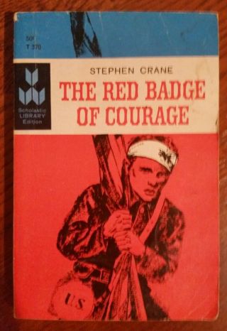 The Red Badge Of Courage Stephen Crane Classic 3rd Print 1963 Paperback Rare