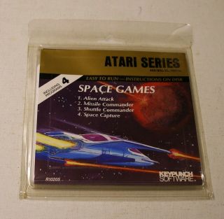 Rare Space Games By Keypunch Software For The Atari 400/800 -