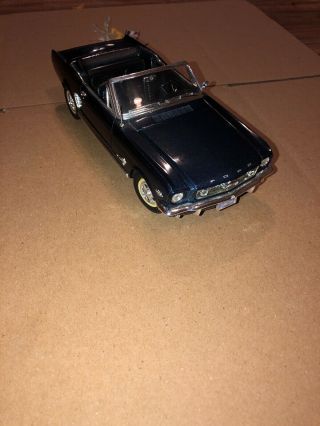 Rare Mira Solido 1964 1/2 Ford Mustang Dark Blue Metallic 1/18