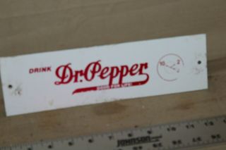 RARE VINTAGE DRINK DR PEPPER 10 2 4 SODA POP PAINTED TIN SIGN COKE TEXAS GAS OIL 3