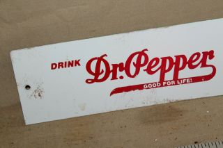 RARE VINTAGE DRINK DR PEPPER 10 2 4 SODA POP PAINTED TIN SIGN COKE TEXAS GAS OIL 4